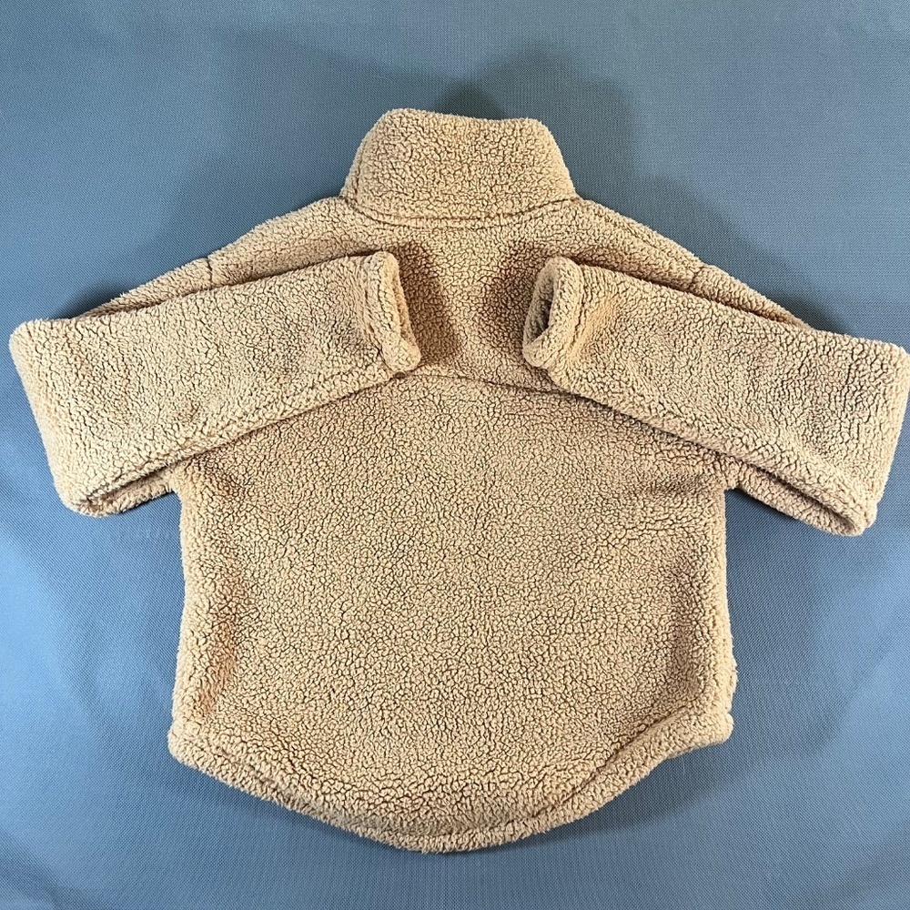 All In Motion Tan Fleece Pullover Sweatshirt Woman’s Size XS All In Motion - Picture 3 of 3
